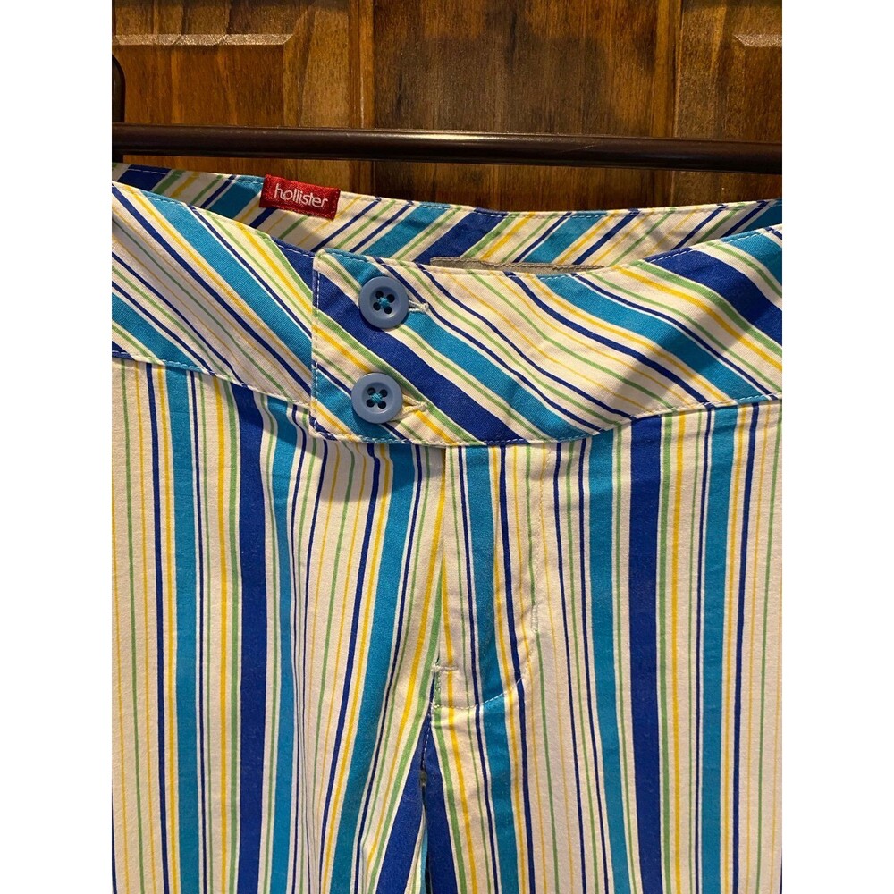 Hollister Pacific Merchants Womens Capris Pants Striped Casual Summer Vacation - Picture 3 of 11